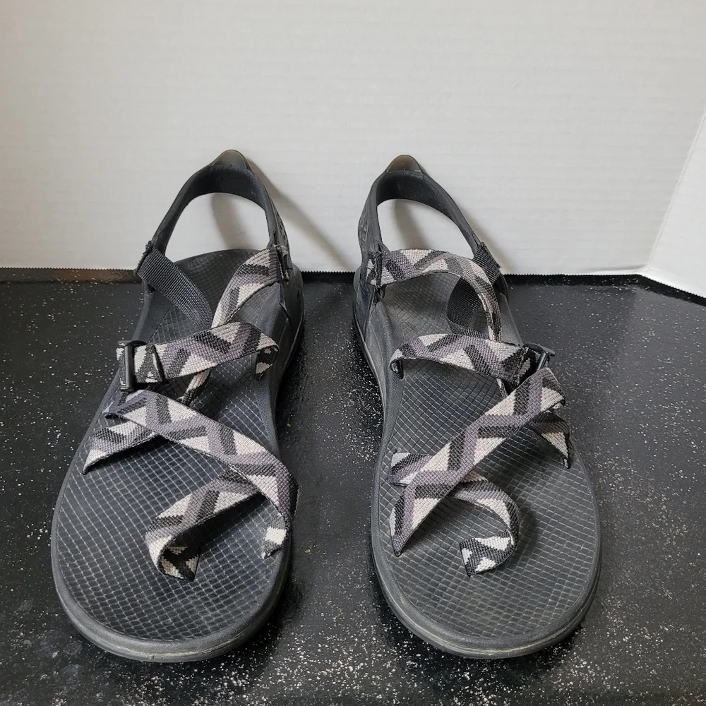 Chaco Black and Grey Sandals